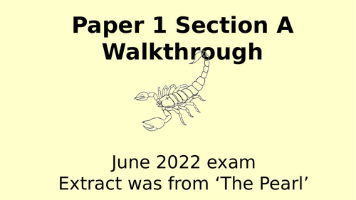 12 AQA Language Past Exam Walk-throughs on Paper 1 and Paper 2