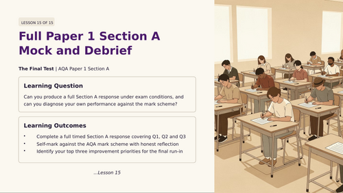 AQA A-Level English Language Paper 1 Section A | Complete Teaching ...