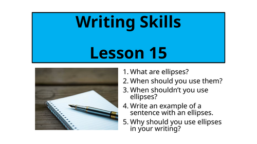 Writing Skills - Speech Marks
