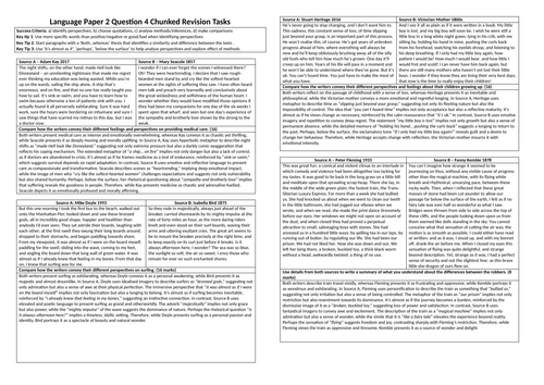 AQA Language Paper 2 Question 4 perspectives bitesize revision tasks