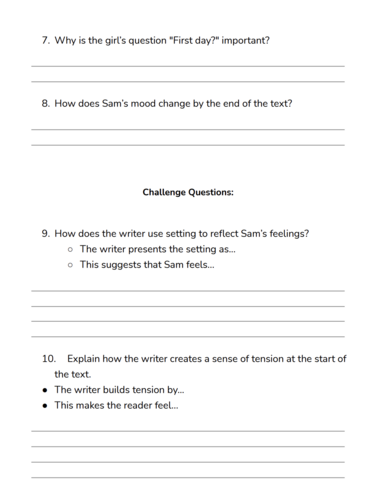 Year 6 to Year 7 Transition English Booklet | KS2–KS3 Bridging Unit ...