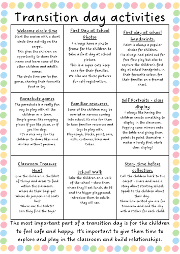 Transition - Activities