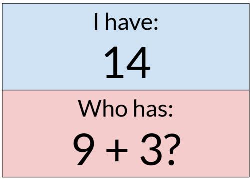 I Have, Who Has? KS1 Maths Game Addition & Subtraction to 20 Loop Cards ...