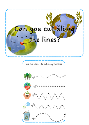 Earth Day - Scissor skills