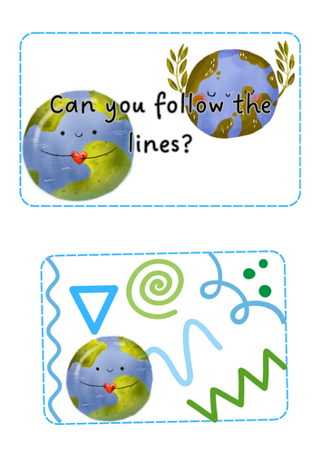 Earth day - funky fingers