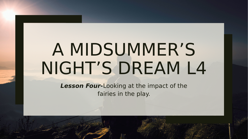 A Midsummer's Night's Dream:Oberon and Titania