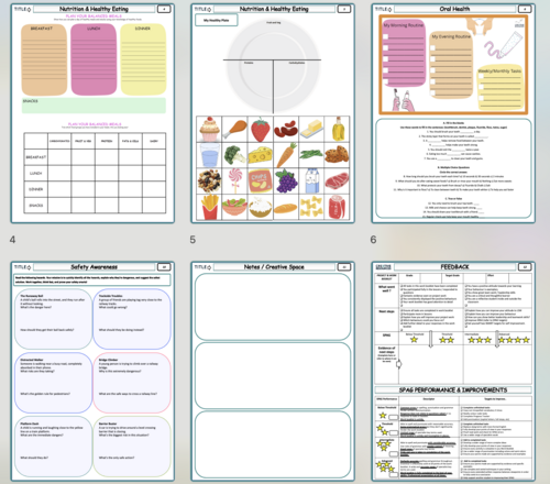 Managing Health, Choices, and Personal Safety PSHE Student Work Booklet ...