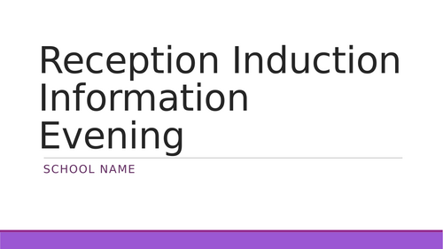 Transition - Information Presentation