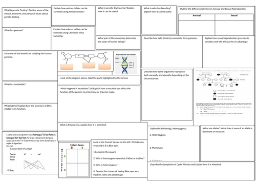 AQA GCSE Bio Paper2 MATS With Skills & RP | Teaching Resources