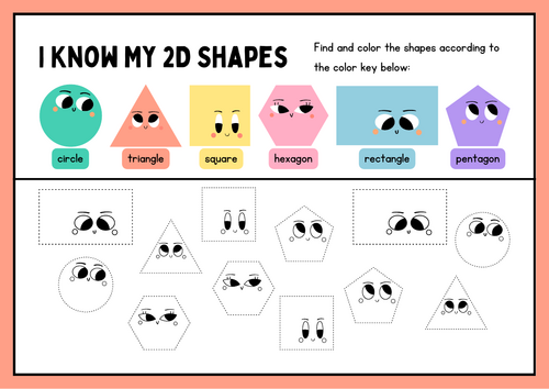 Colour 2D Shapes