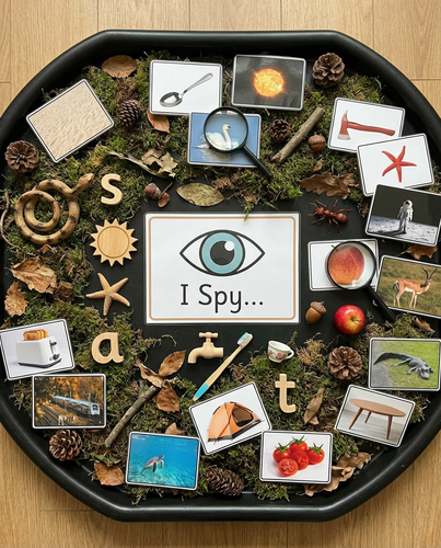 FREE Phase 2 Phonics I Spy Activity | EYFS Tuff Tray & Interactive ...