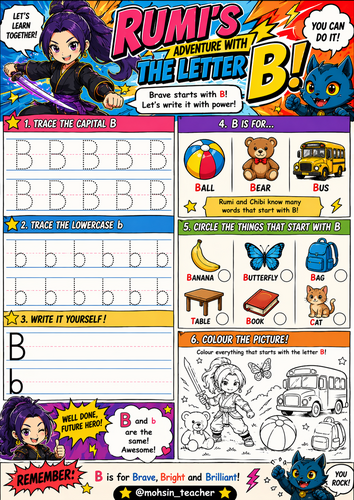 FREE - Rumi Handwriting A–Z Workbook | Alphabet Tracing Worksheets ...