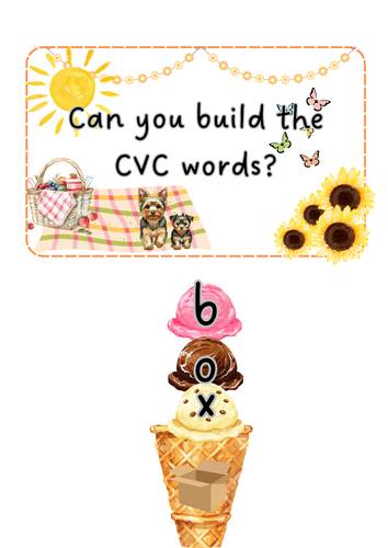 Summer - Ice cream phonics
