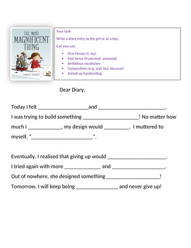Outstanding Year 4 Diary Writing Lesson | Observation Lesson | The Most ...