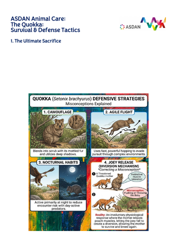 ASDAN Animal Care - Quokka Defense Mechanisms