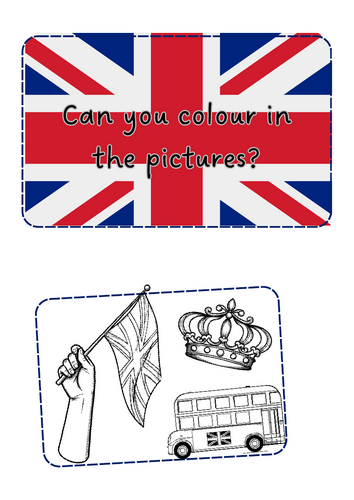 VE Day - colouring