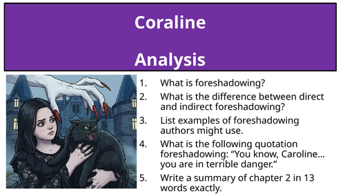 Coraline - Chapter 3 Analysis
