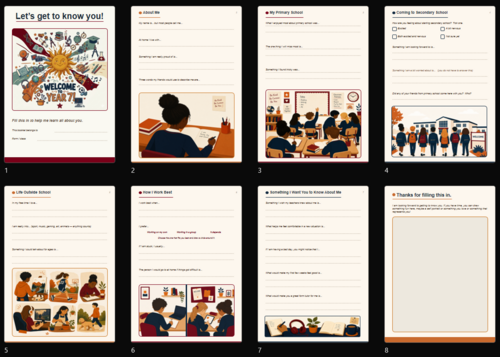 Year 6 to Year 7 Transition New Tutor Booklet | Teaching Resources