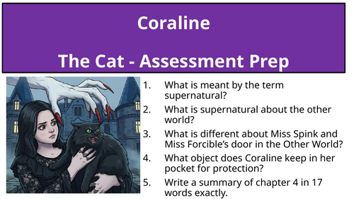 Coraline - Chapter 4 The Cat (Assessment)