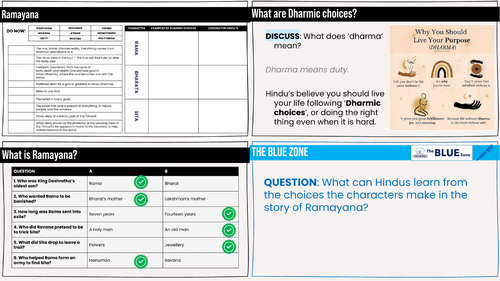 ETHICS The Ramayana HINDU UNIT (RS/RE)