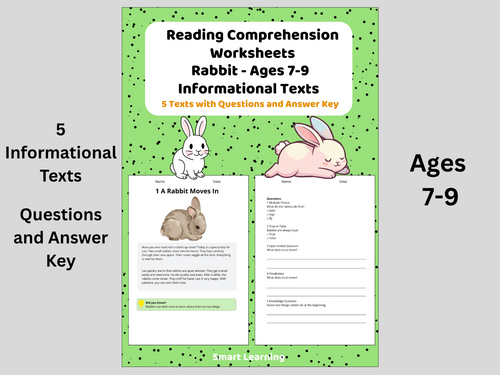 Reading Comprehension Rabbits Year 3 – Nonfiction Texts | Worksheets with Questions and Answers