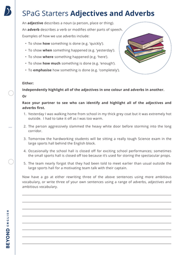 20 SPAG worksheets