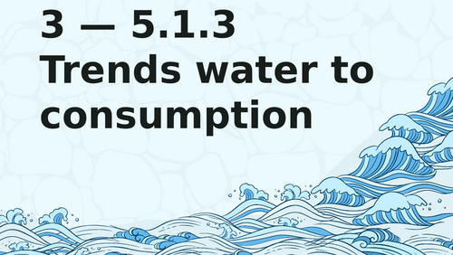 A level Geography: Trends in Global Water Consumption and Scarcity ...