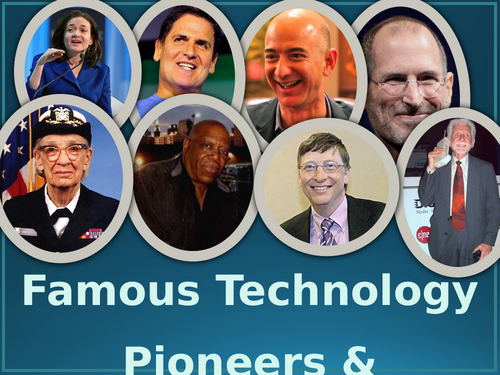 Famous Technology Inventors and Pioneers - Informational Editable ...