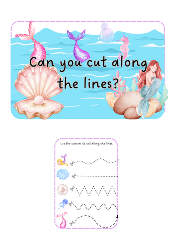 Mermaids - Scissor skills