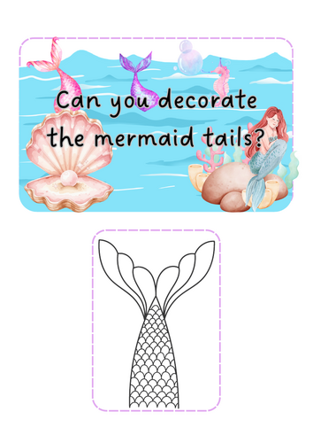 Mermaids - decorate tail