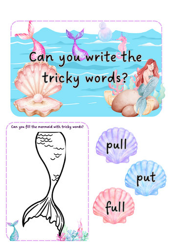 Mermaids - Tricky words