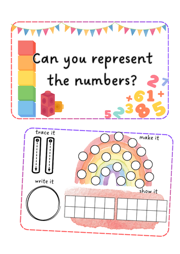 Maths - teen number representation