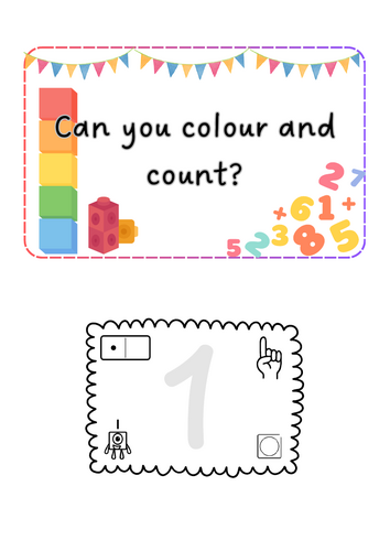 Maths - count and colour