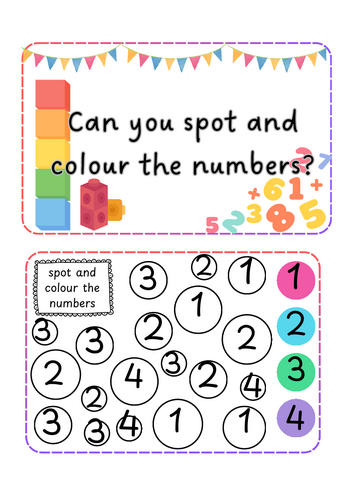 Maths - count and colour