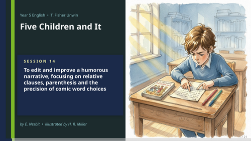 Five Children and It | Year 5 English Unit | 15 Complete Lessons ...