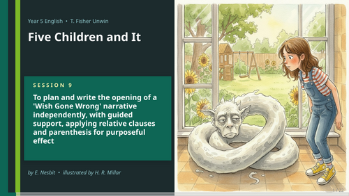 Five Children and It | Year 5 English Unit | 15 Complete Lessons ...