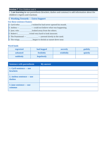 Five Children and It | Year 5 English Unit | 15 Complete Lessons ...