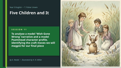 Five Children and It | Year 5 English Unit | 15 Complete Lessons ...