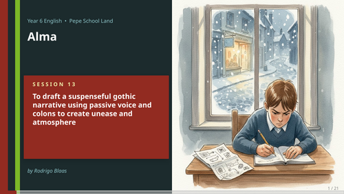Alma | Year 6 English Unit | 15 Complete Lessons + Resources + Mark ...