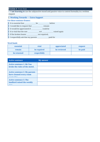 Front Desk | Year 6 English Unit | 15 Complete Lessons + Resources ...