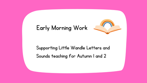 Reception Early Work Autumn | Teaching Resources