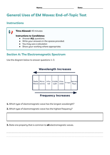 Uses of Electromagnetic Waves | GCSE Physics | AQA Combined Science ...