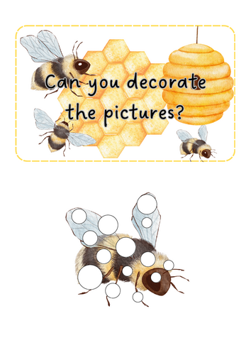 World Bee Day - Loose part pictures