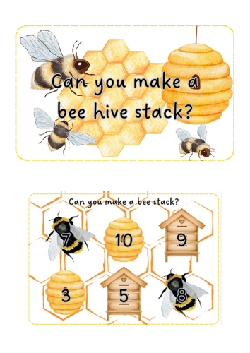 World Bee Day - Bee number stacks