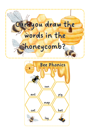 World Bee Day - Phonics bee hives