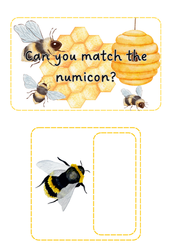 World Bee Day - Numicon Match