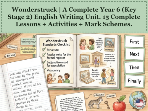 Wonderstruck | Year 6 English Unit | 15 Complete Lessons + Resources ...