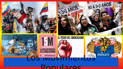 MOVIMIENTOS POPULARES RECAP