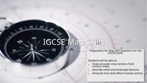 IGCSE Geography Map Skills - Cross Sections and Topographic ...