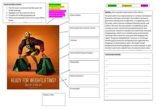 GCSE Media Unseen Eduqas practices